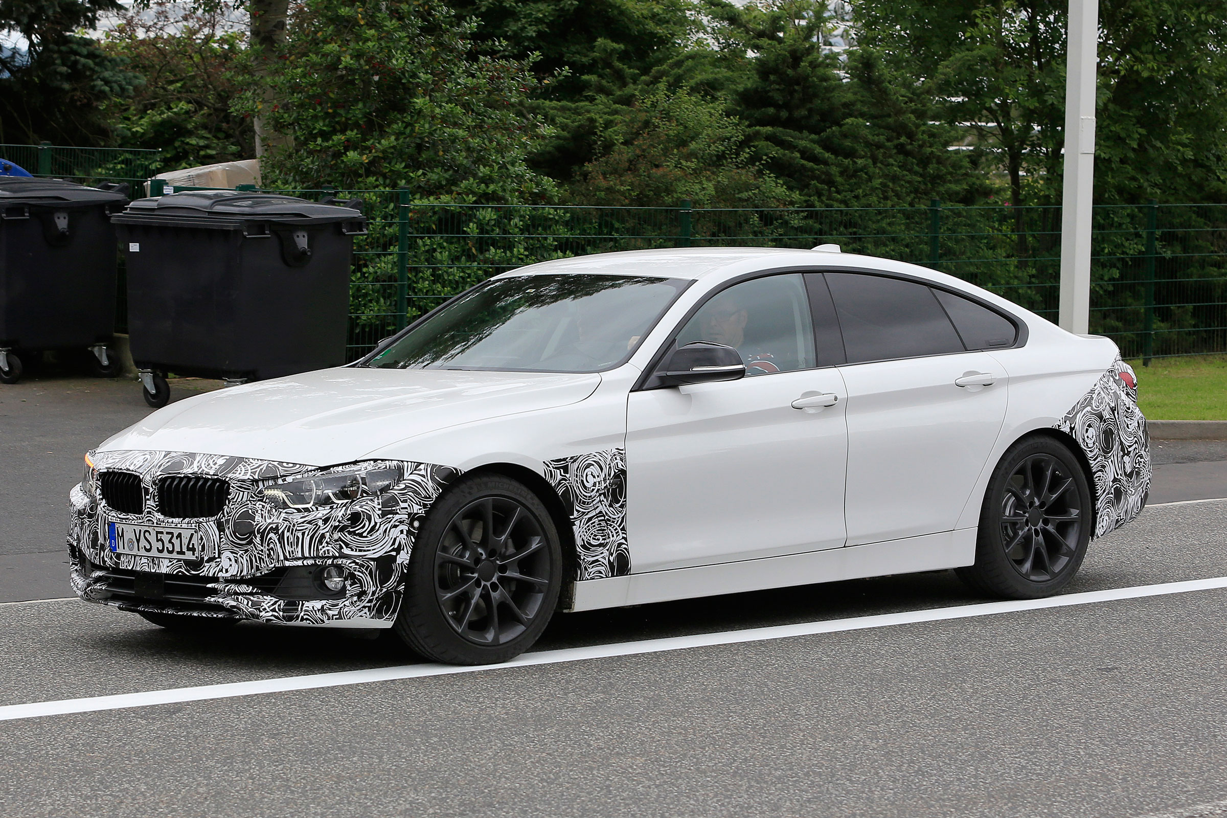 BMW 4 Series Gran Coupe - spy shots front tracking 3