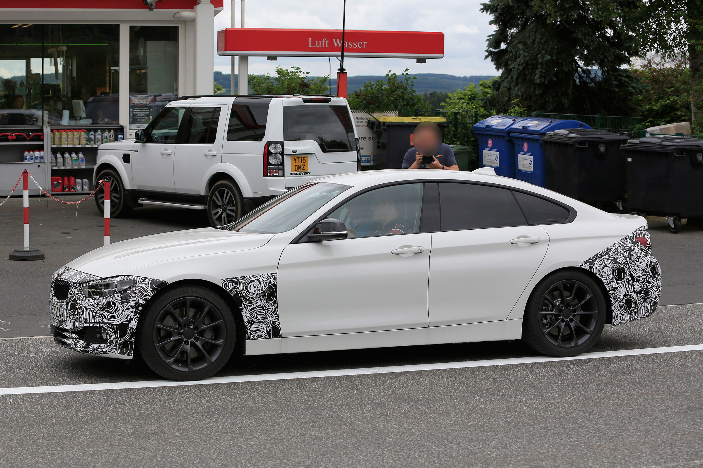 BMW 4 Series Gran Coupe - spy shots side tracking