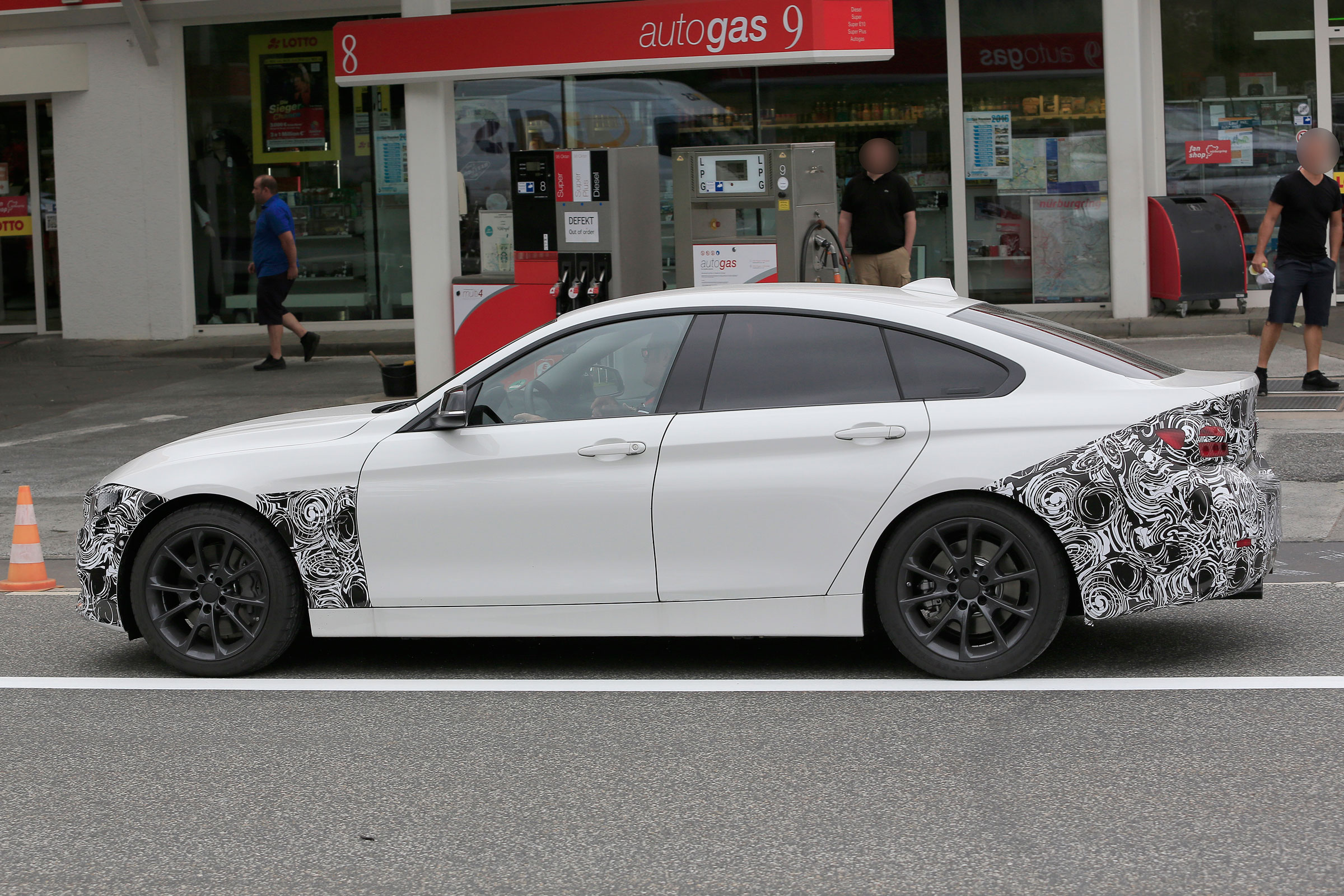 BMW 4 Series Gran Coupe - spy shots side tracking 2