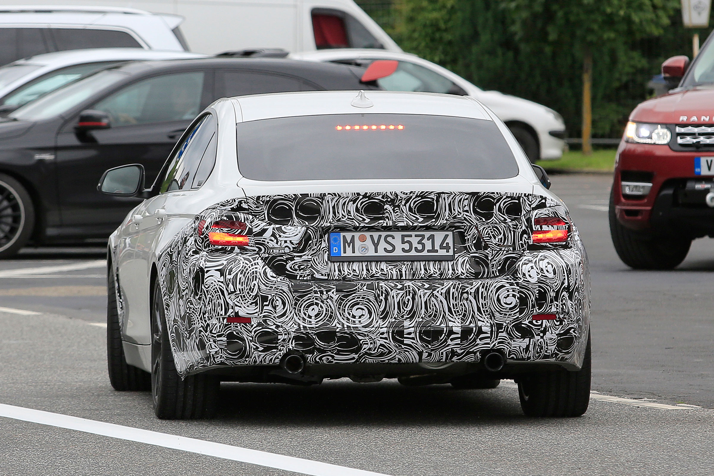 BMW 4 Series Gran Coupe - spy shots rear