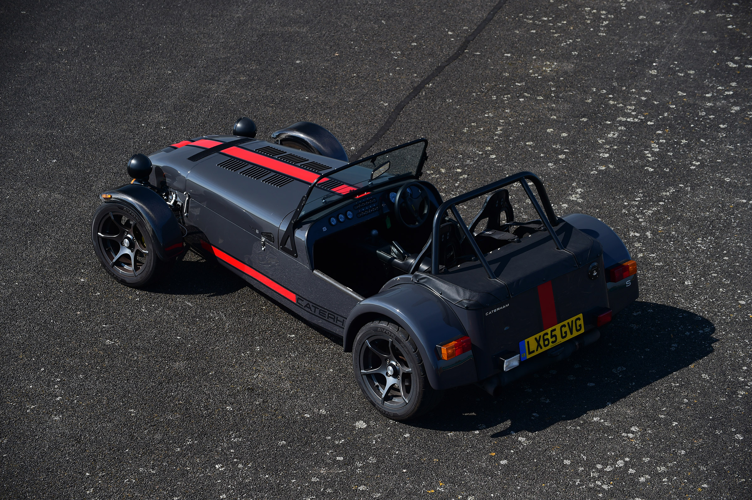 Convertible megatest - Caterham Seven 620S - above rear