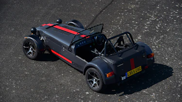 Convertible megatest - Caterham Seven 620S - above rear