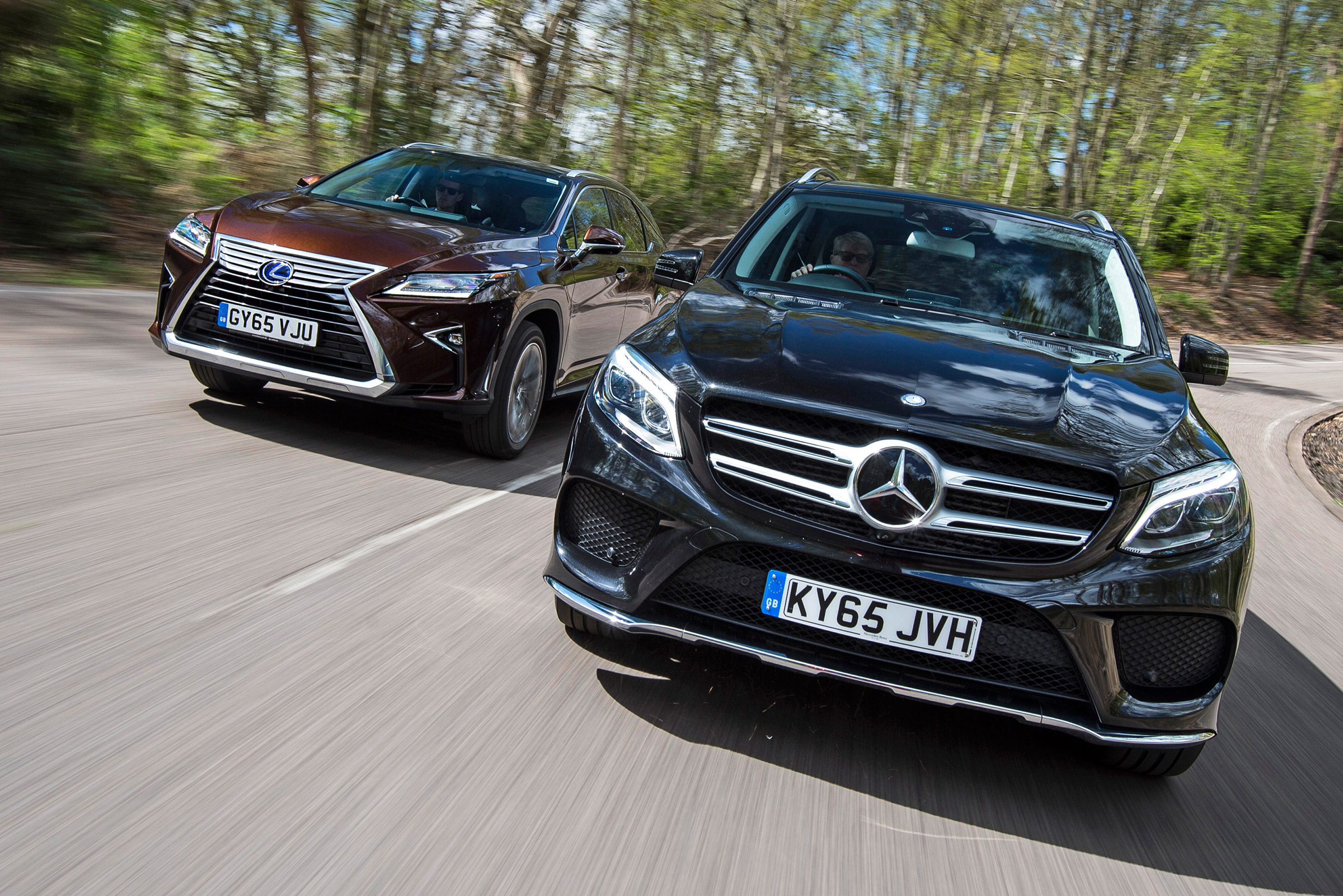 Mercedes GLE vs Lexus RX - header