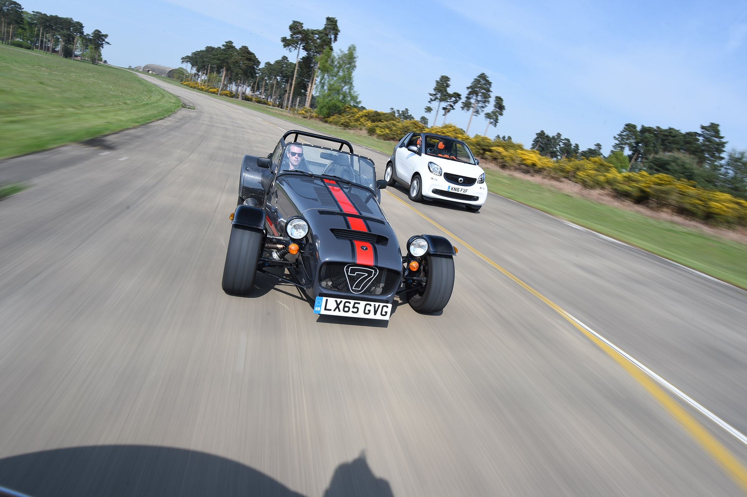 Convertible megatest - Caterham and Smart