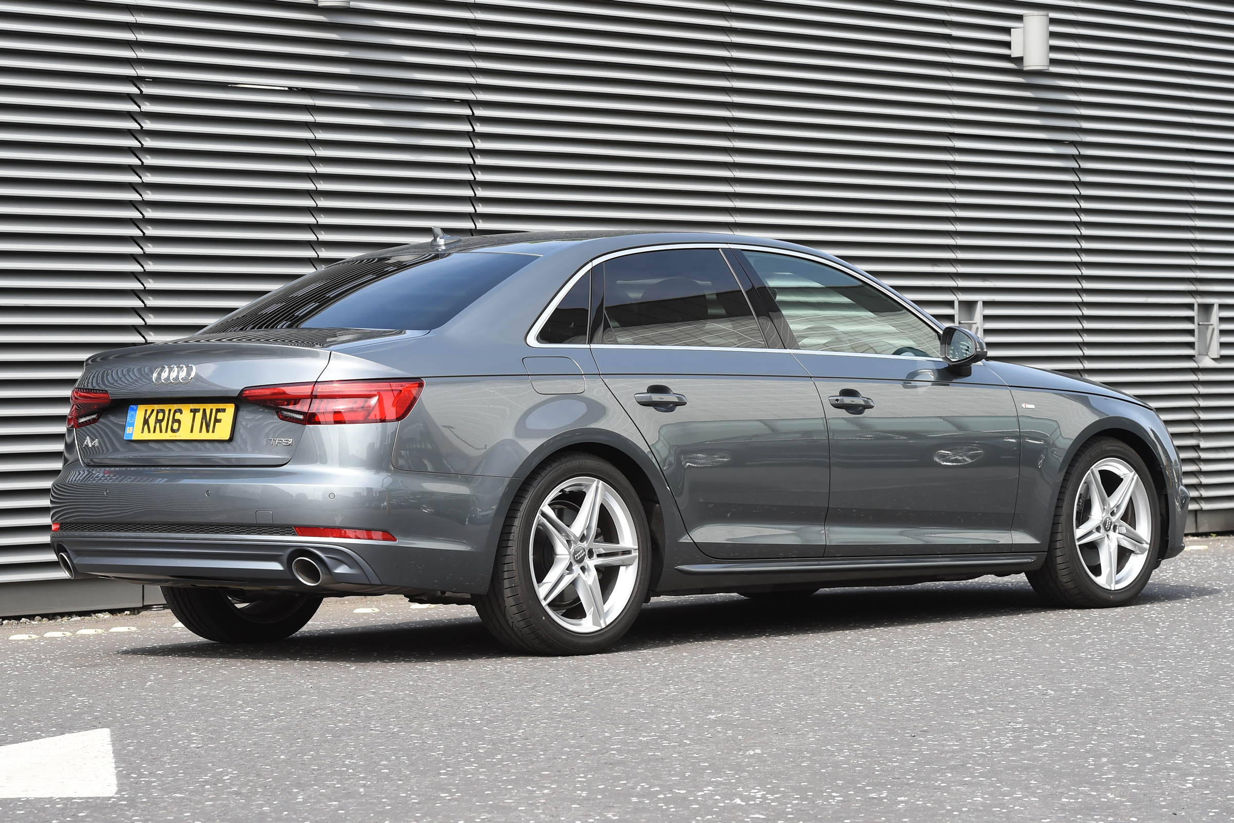 Long-term test review: Audi A4 rear quarter
