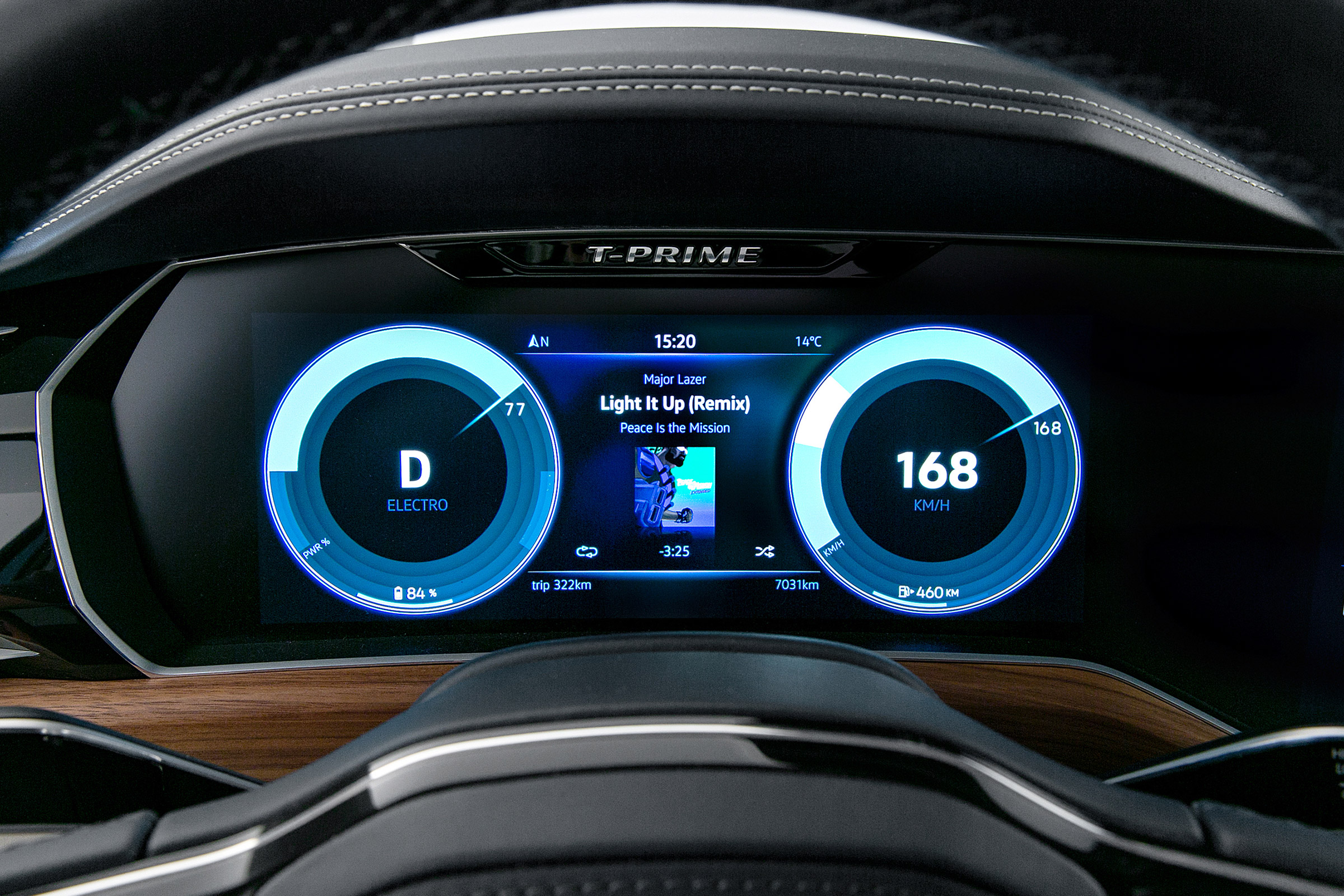 Volkswagen T-Prime concept - dials