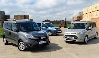 Fiat Doblo vs Citroen Berlingo vs Ford Tourneo Connect - header