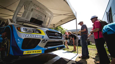 Subaru WRX STI - Isle of Man TT pits