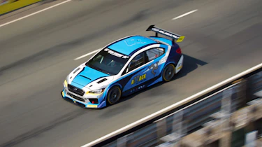 Subaru WRX STI - Isle of Man TT overhead