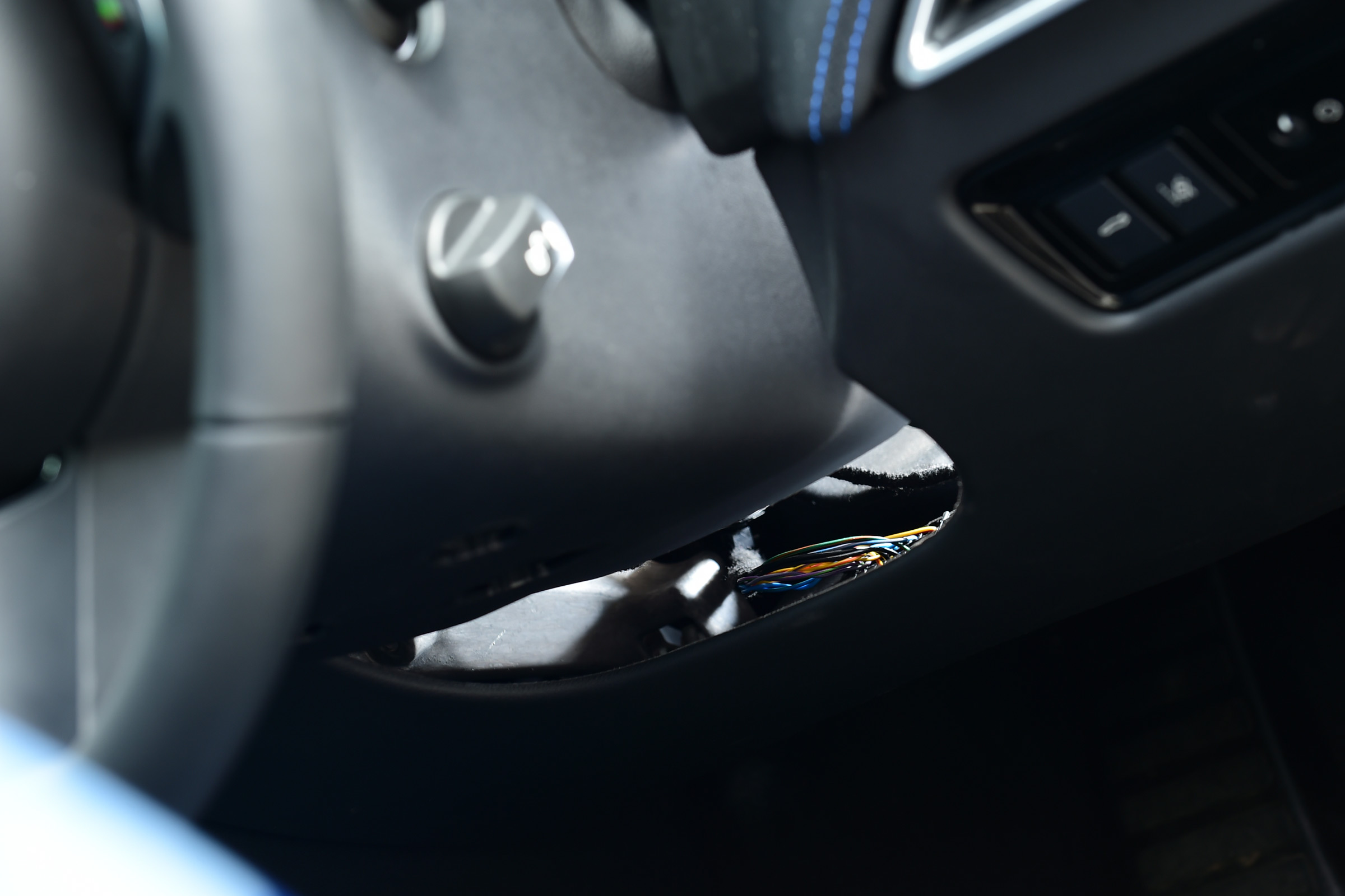 Jaguar XE Long term test - under steering wheel