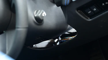 Jaguar XE Long term test - under steering wheel