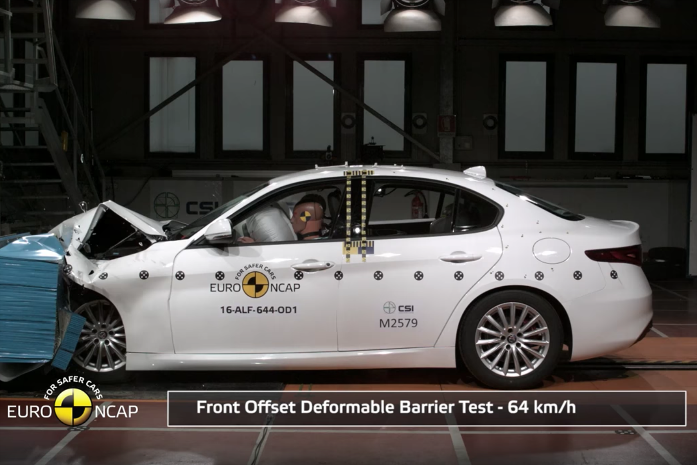 Alfa Romeo Giulia crash test