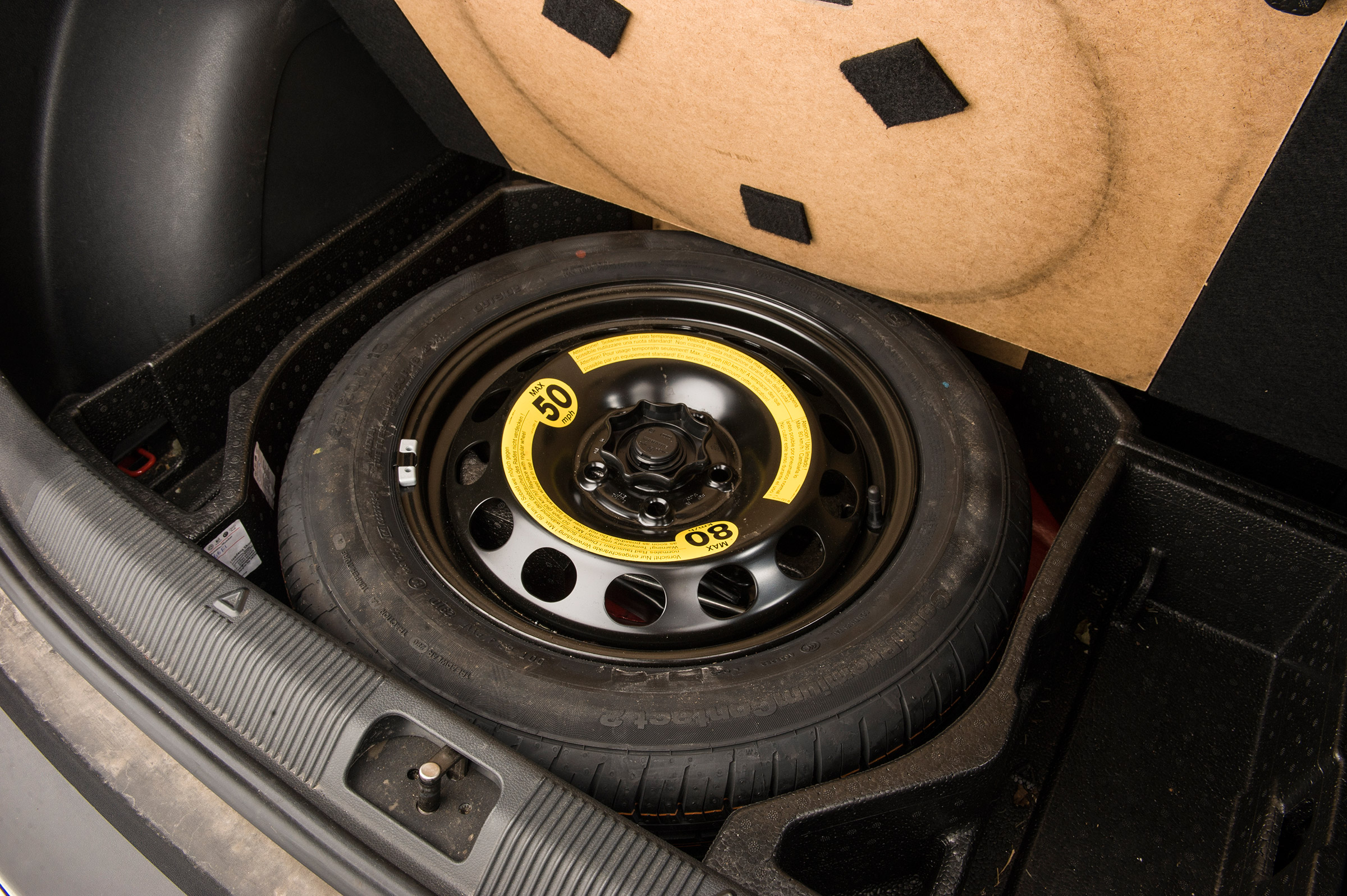 Used Skoda Yeti - spare wheel