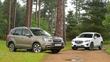 Subaru Forester vs Mazda CX-5 - header static
