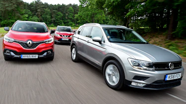 VW Tiguan vs Renault Kadjar vs Nissan Qashqai - group