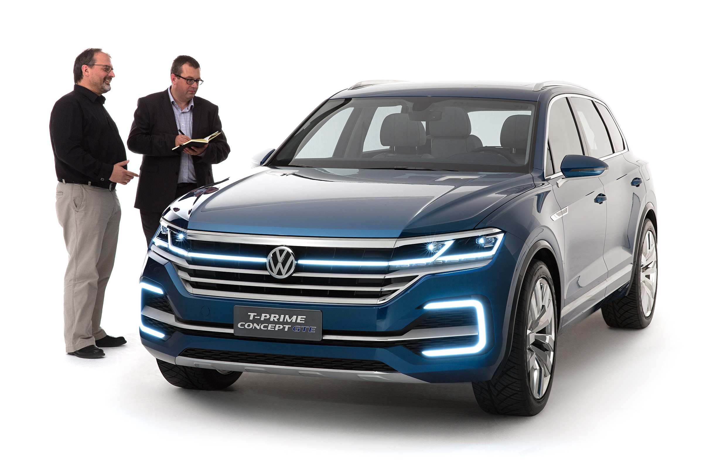 Volkswagen T-Prime concept - front with John McIlroy