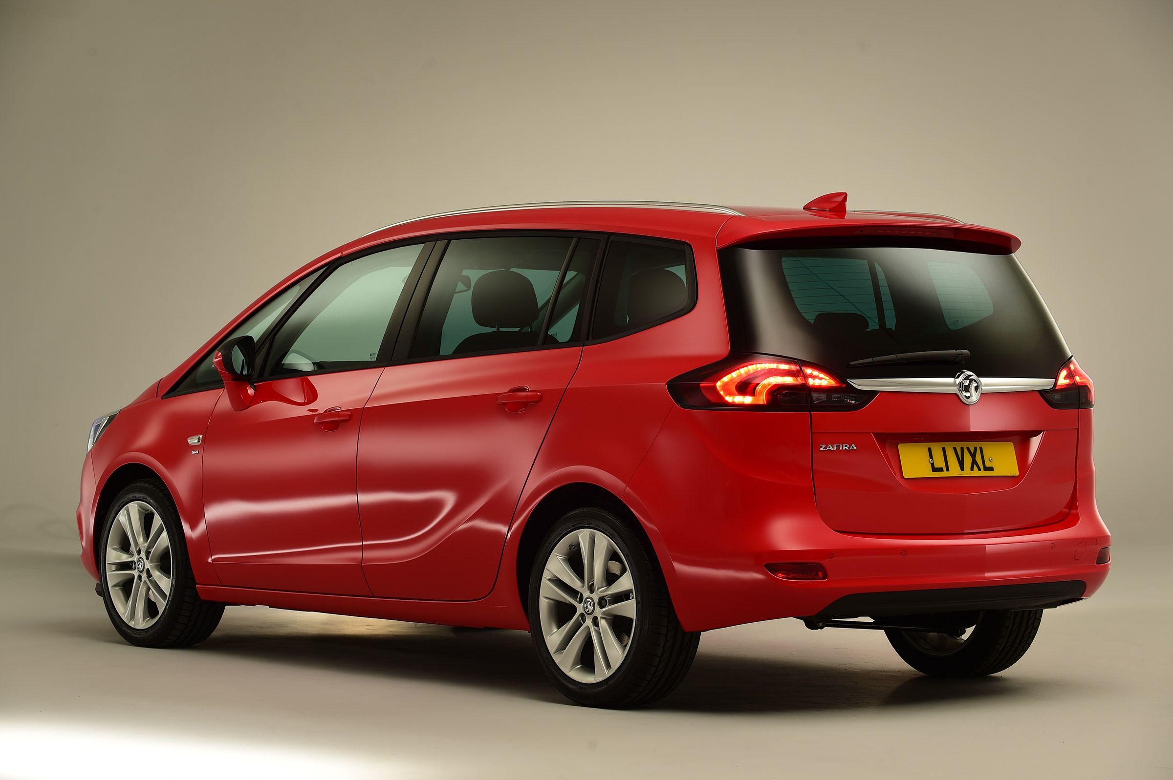 Vauxhall Zafira Tourer - studio rear