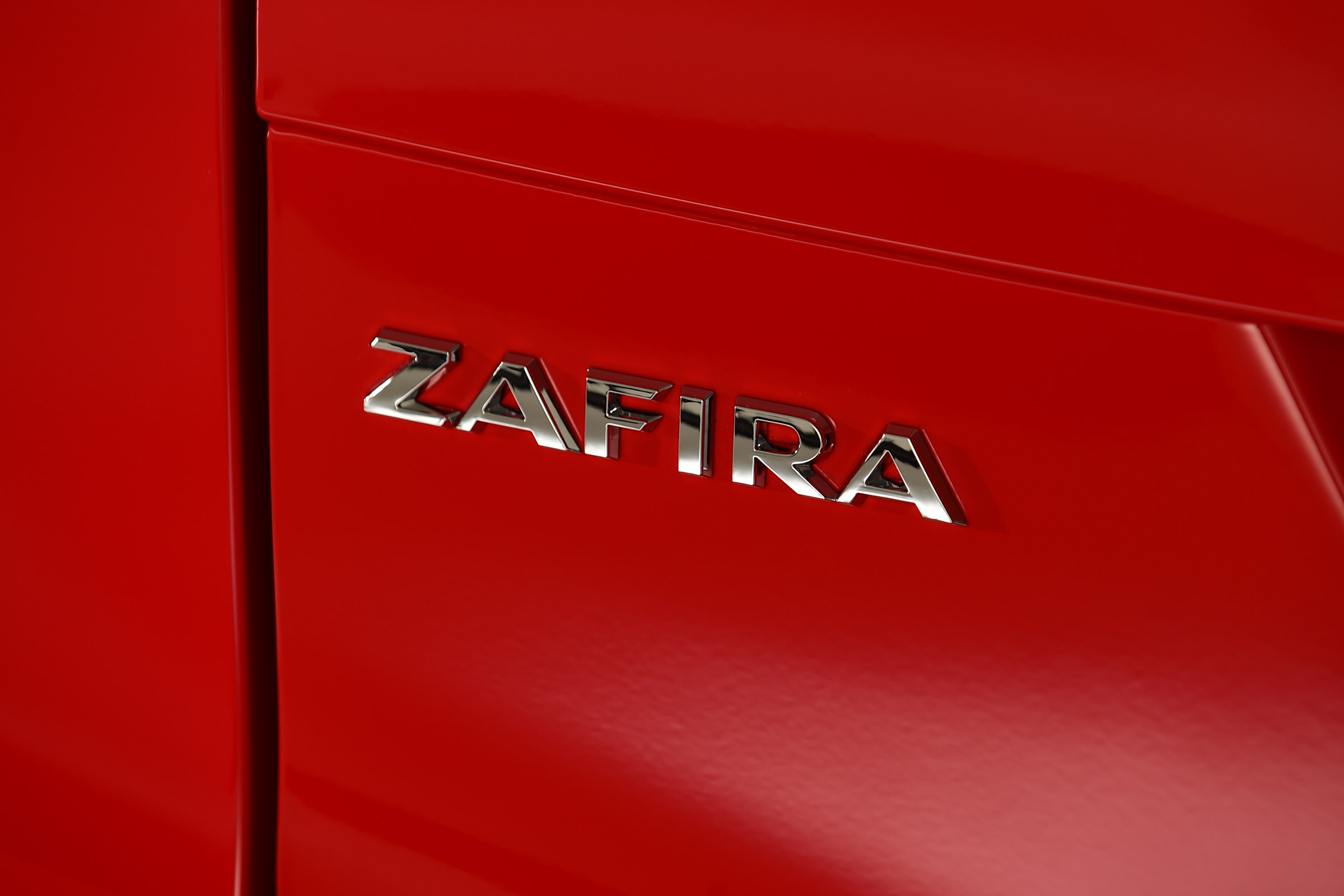 Vauxhall Zafira Tourer - studio Zafira badge