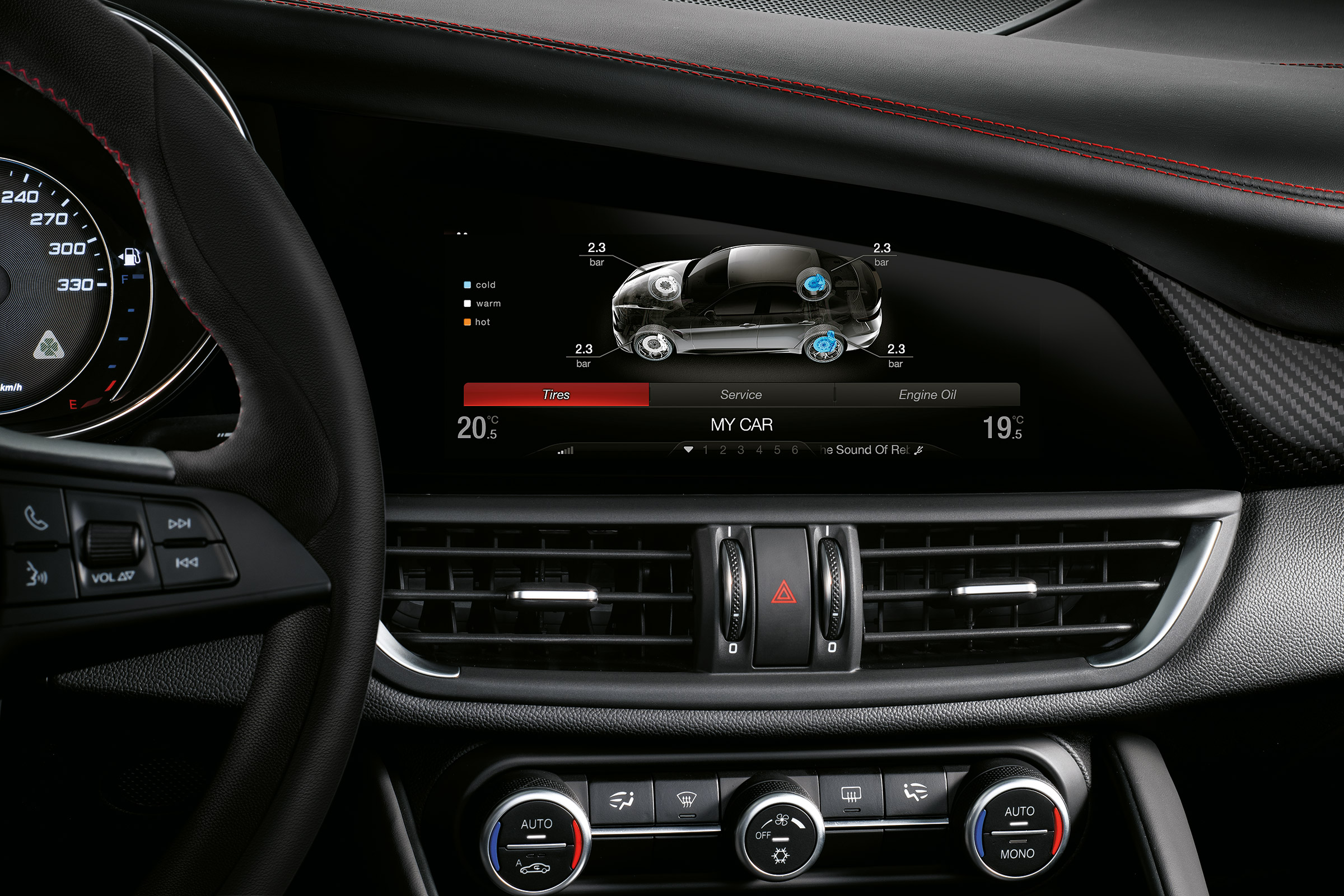 Alfa Romeo Giulia - screen