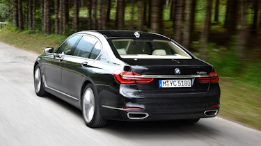 BMW 740e - rear