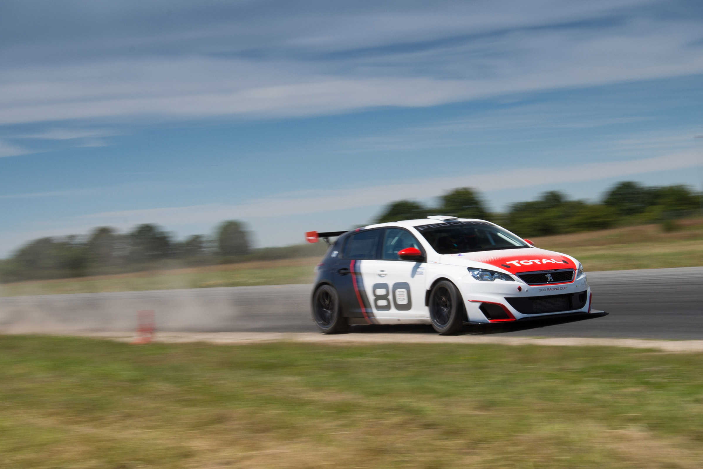 Peugeot 308 Racing Cup - front panning