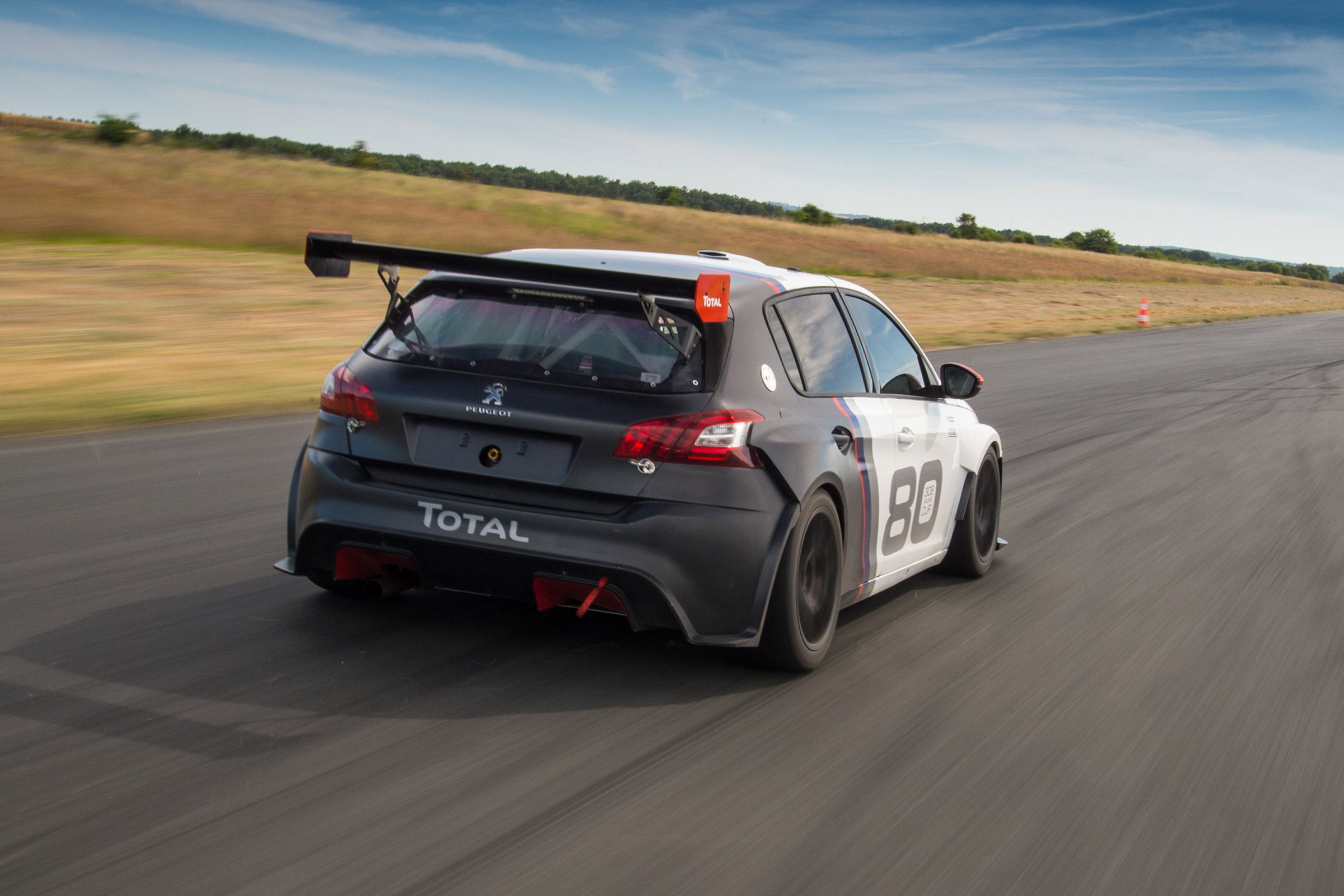 Peugeot 308 Racing Cup - rear panning