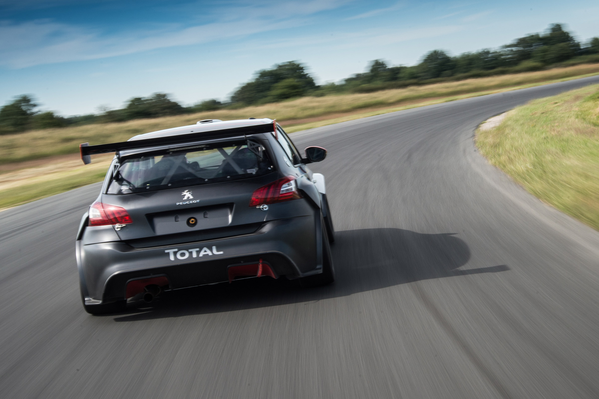 Peugeot 308 Racing Cup - rear cornering
