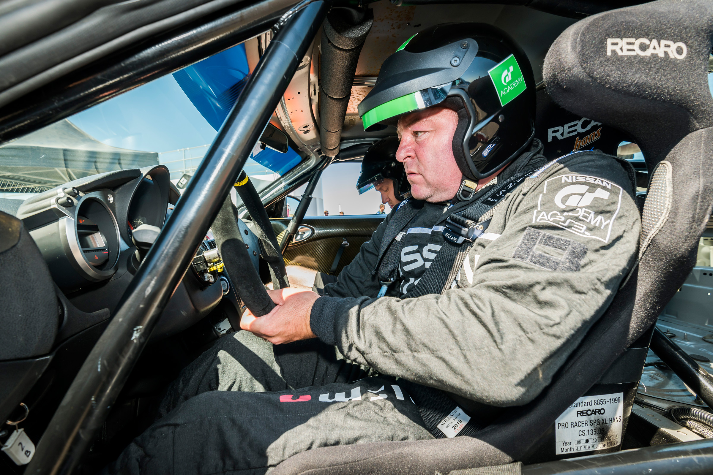 Nissan GT-R 1,390bhp drift car - Steve in-car