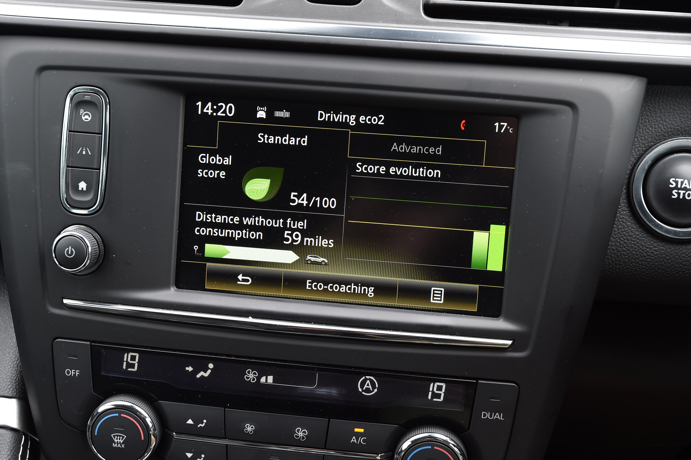Renault Kadjar - infotainment screen