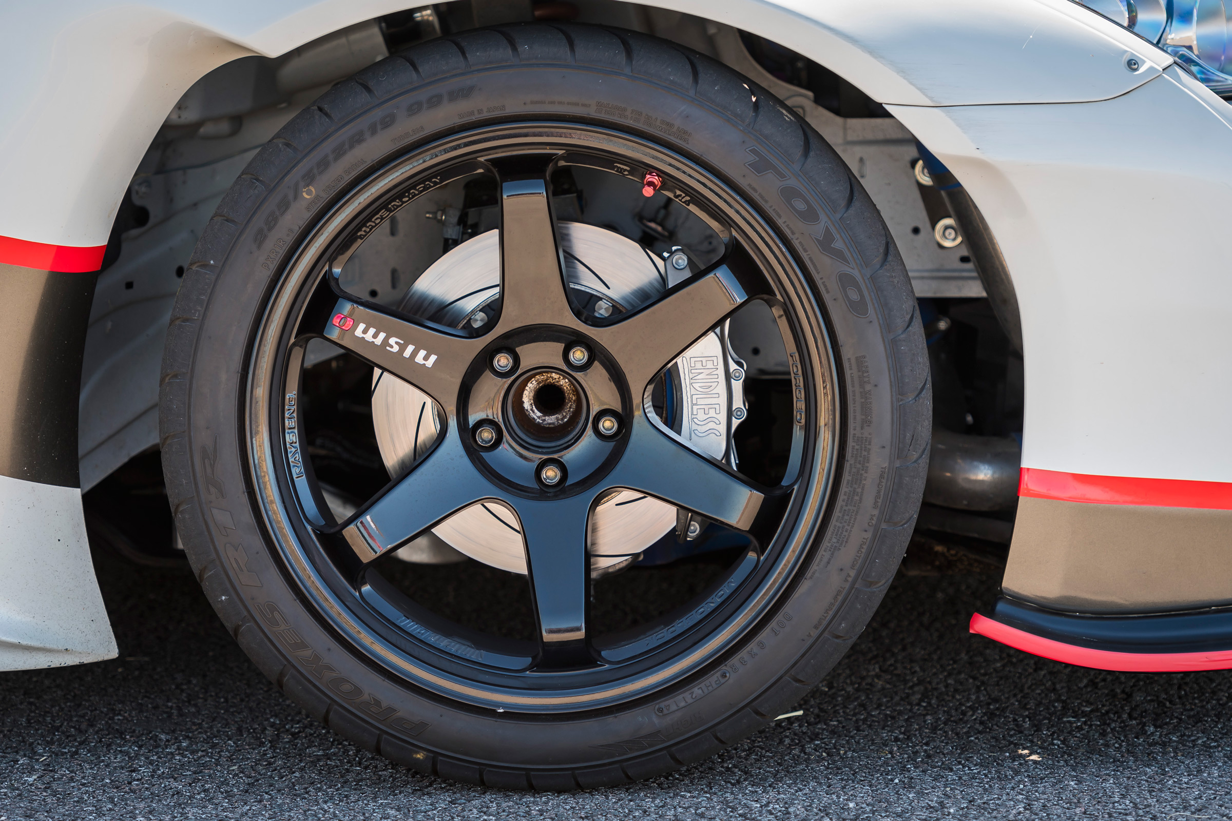 Nissan GT-R 1,390bhp drift car - wheel