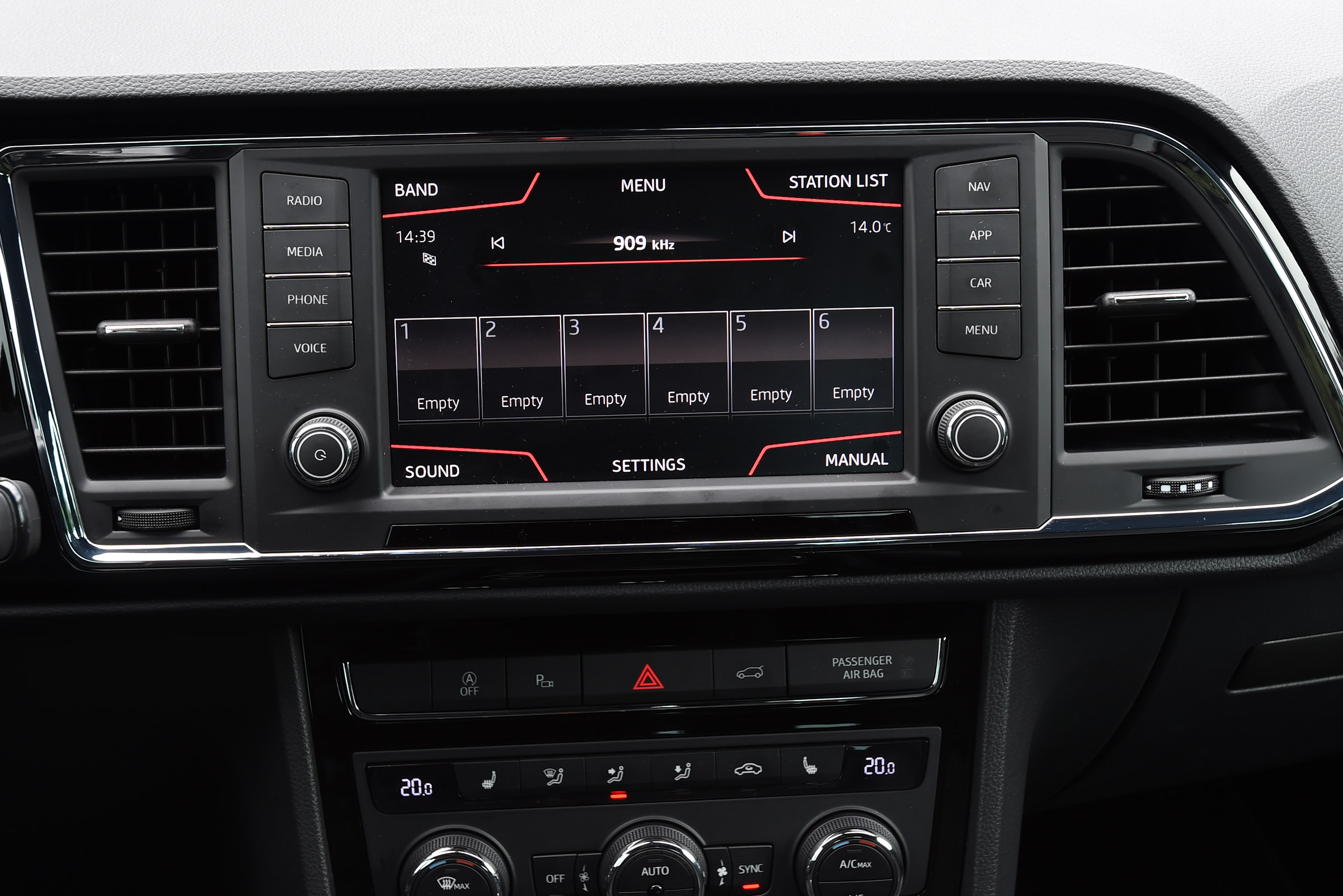 SEAT Ateca - infotainment screen