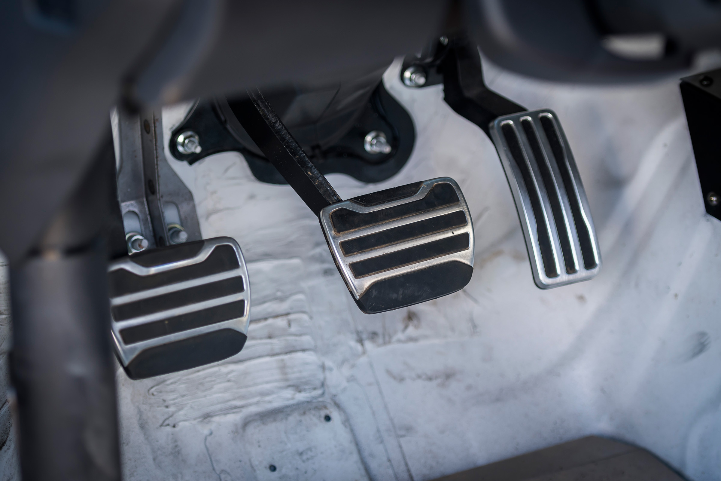 Nissan GT-R 1,390bhp drift car - pedals