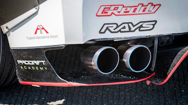 Nissan GT-R 1,390bhp drift car - exhaust