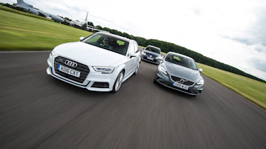 Audi A3 vs Volvo V40 vs Volkswagen Golf - header2