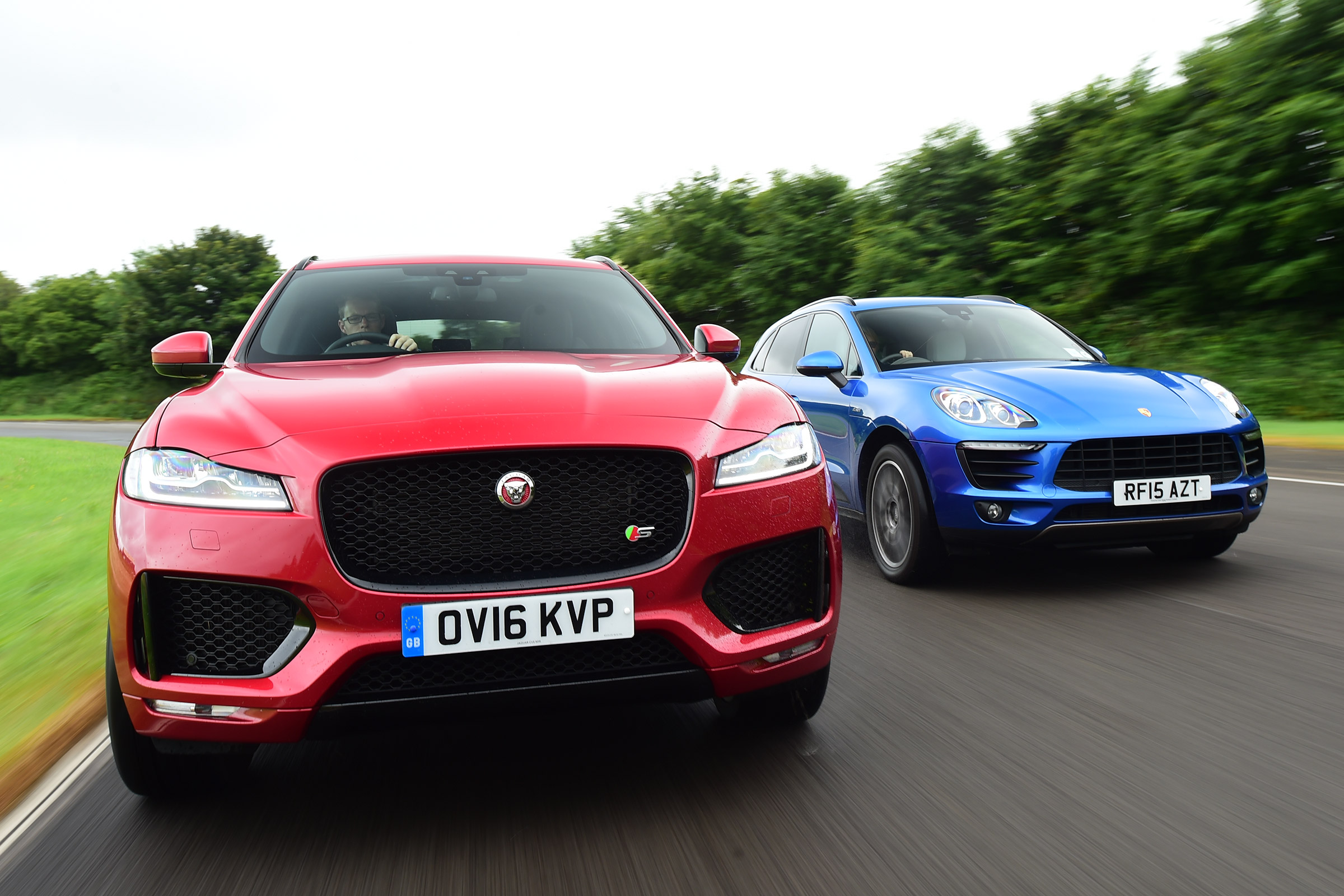 Jaguar F-Pace vs Porsche Macan - header