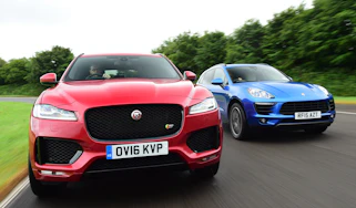Jaguar F-Pace vs Porsche Macan - header