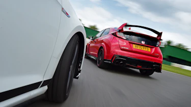 Volkswagen Golf GTI Clubsport vs Honda Civic Type R - rear