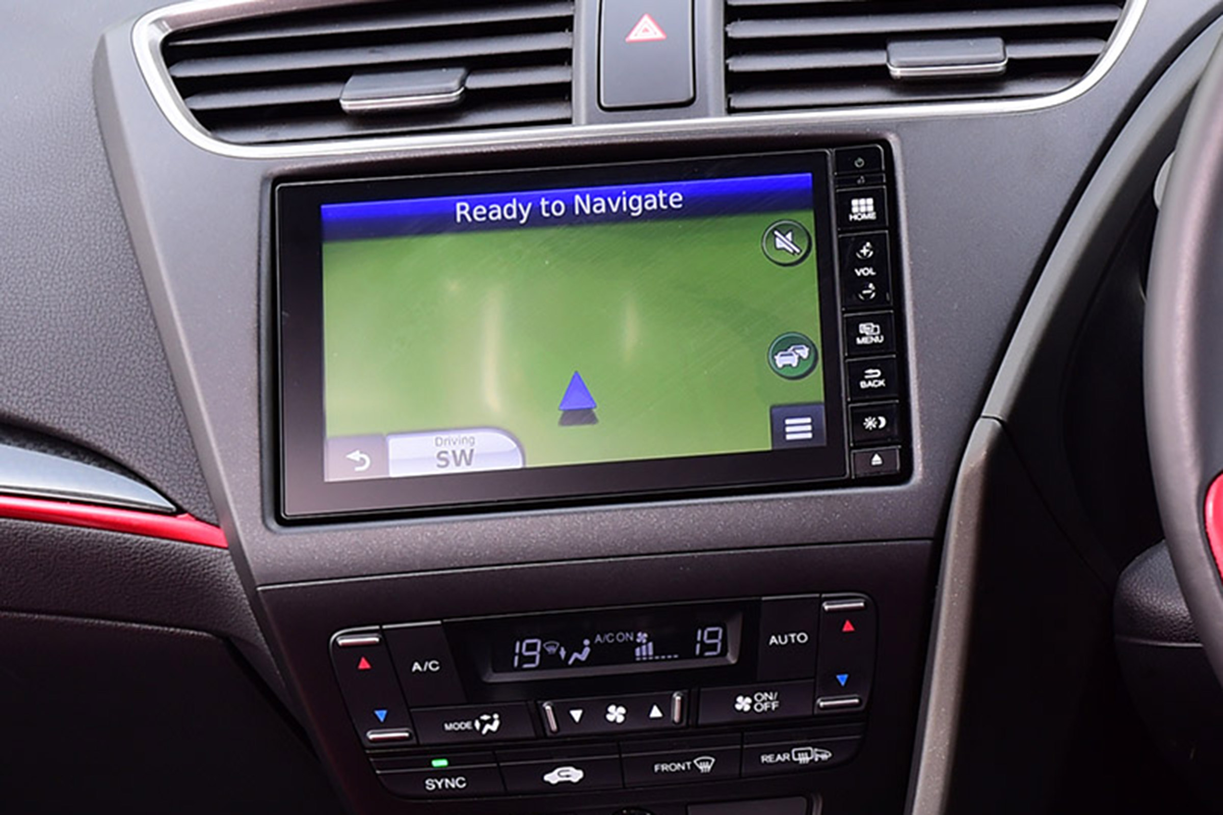 Honda Civic Type R - sat-nav