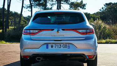 Renault Megane 2016 silver - rear