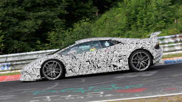 Lamborghini Huracan Superleggera spy shot - side