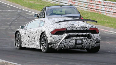 Lamborghini Huracan Superleggera spy shot - rear