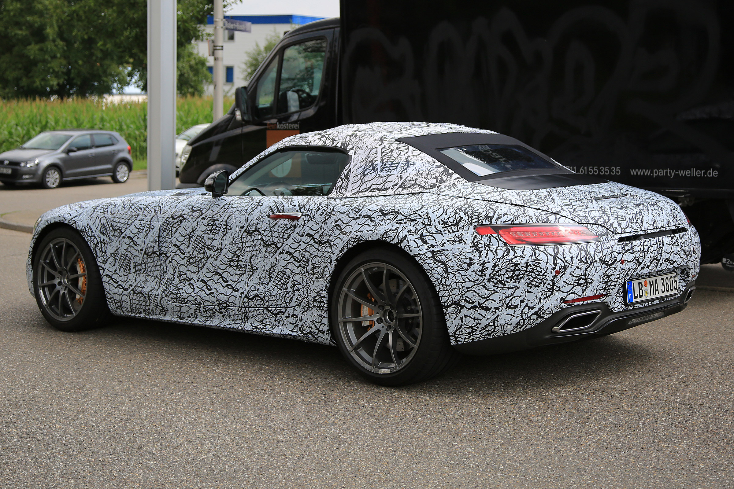 Mercedes-AMG GT Roadster side rear