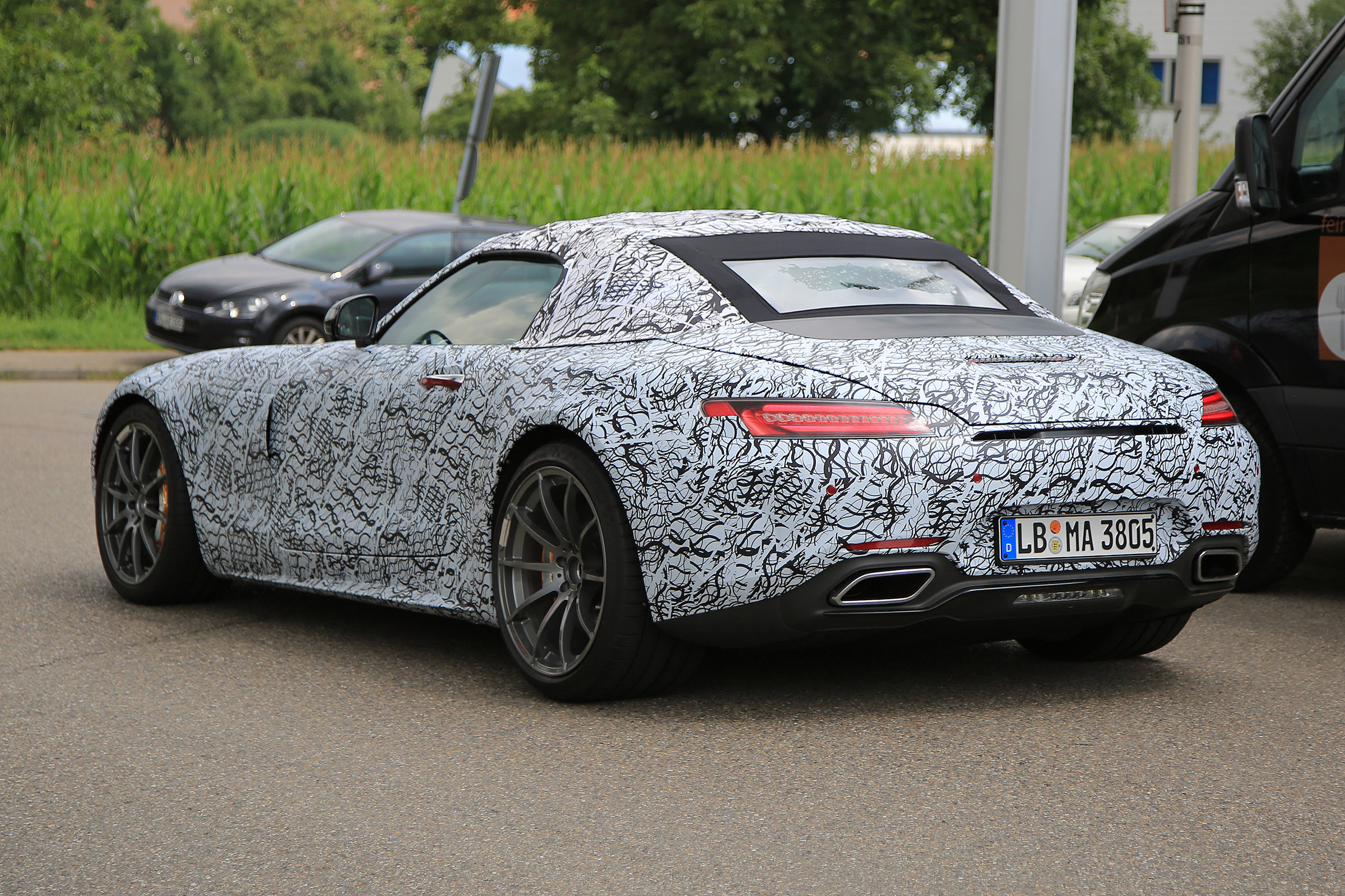 Mercedes-AMG GT Roadster rear side