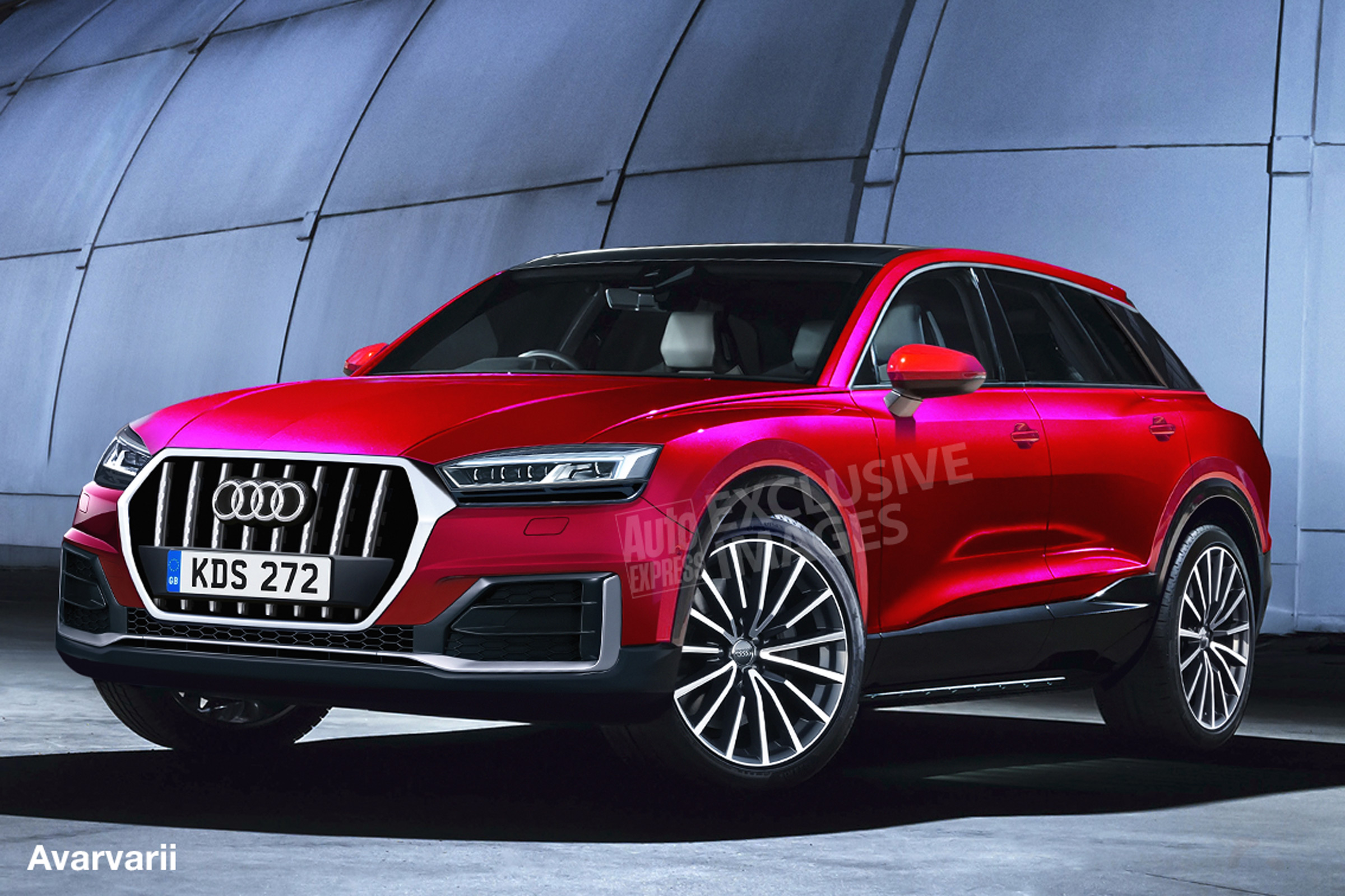 Audi Q8 SUV render watermarked