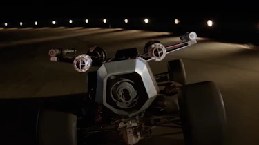 Hot Wheels X-Wing Carship - rear