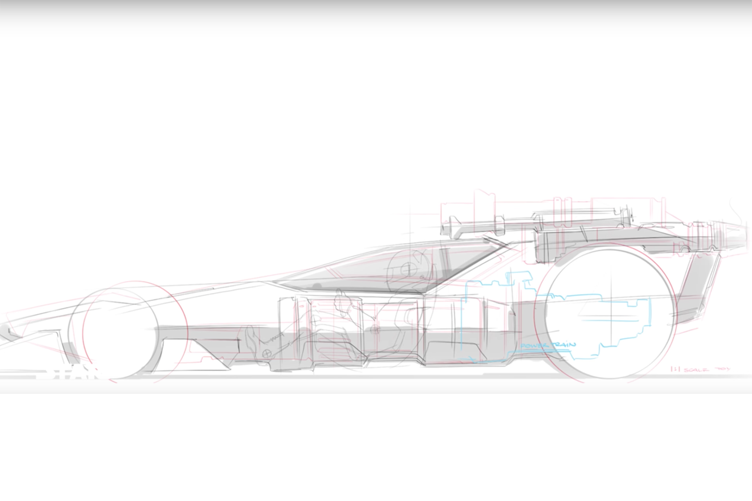 Hot Wheels X-Wing Carship - sketch