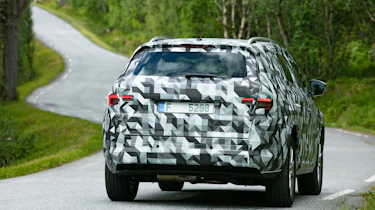 Skoda Kodiaq disguised - rear cornering