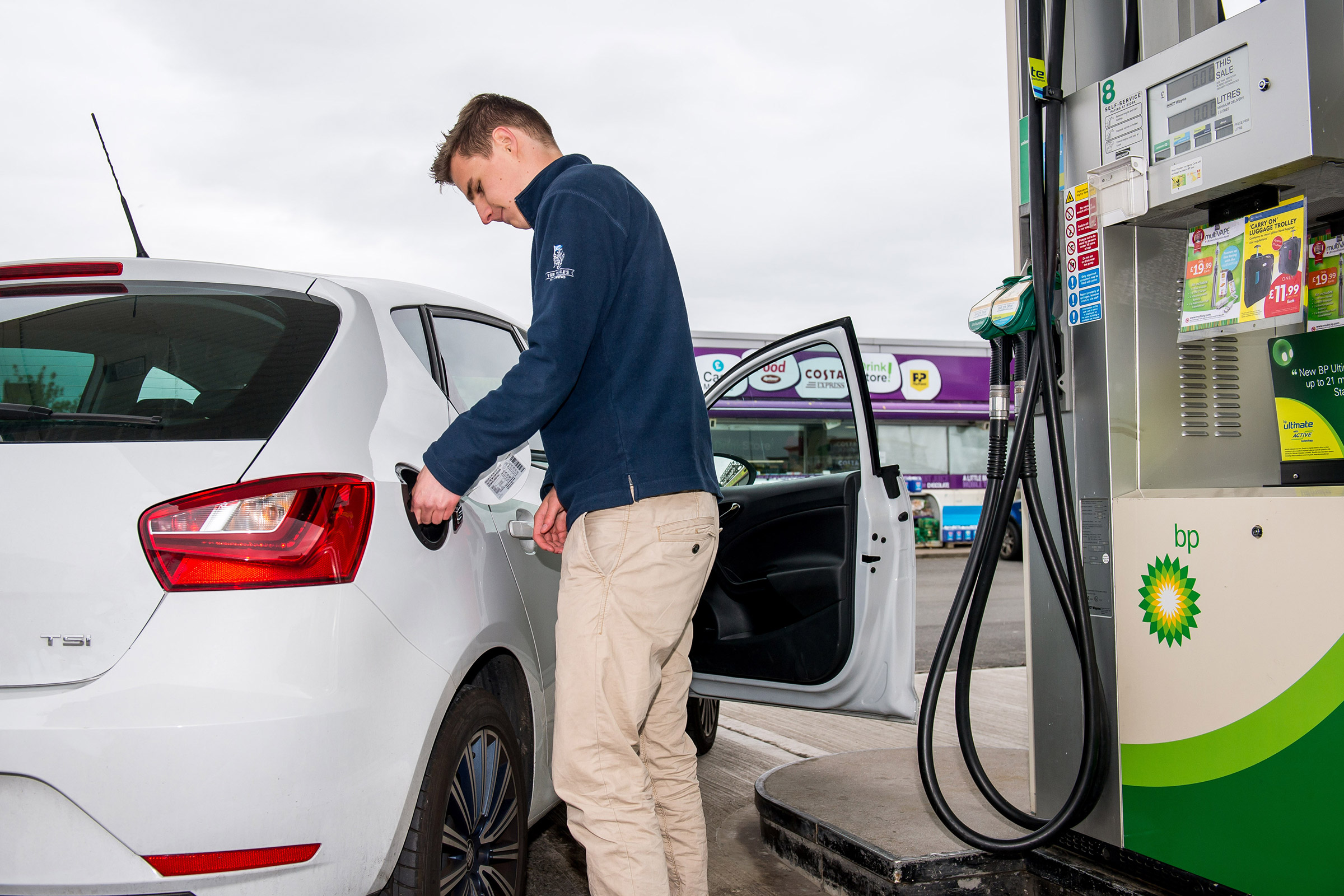 Whisky fuel feature - Martin filling up