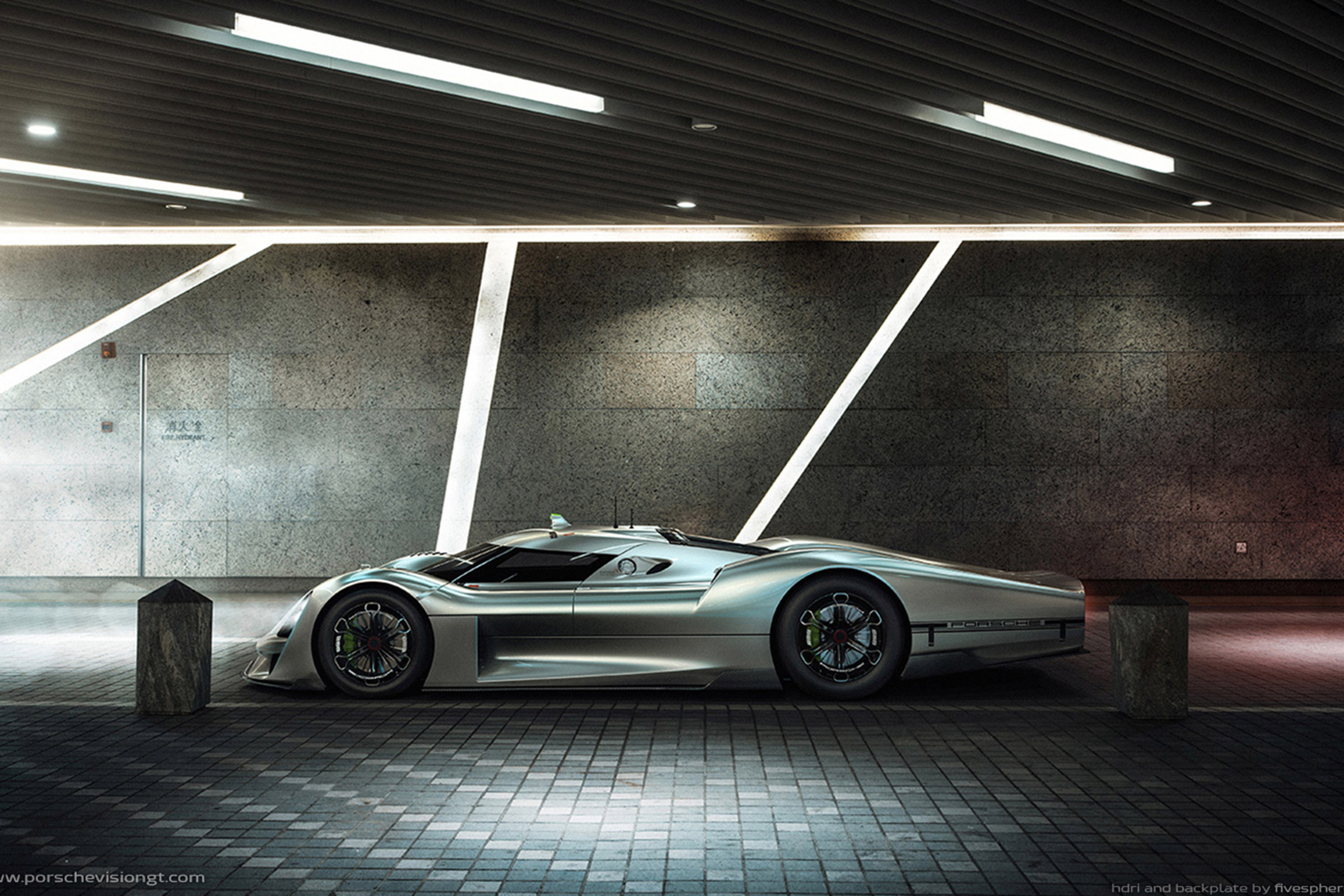 Porsche Vision GT Concept - side profile