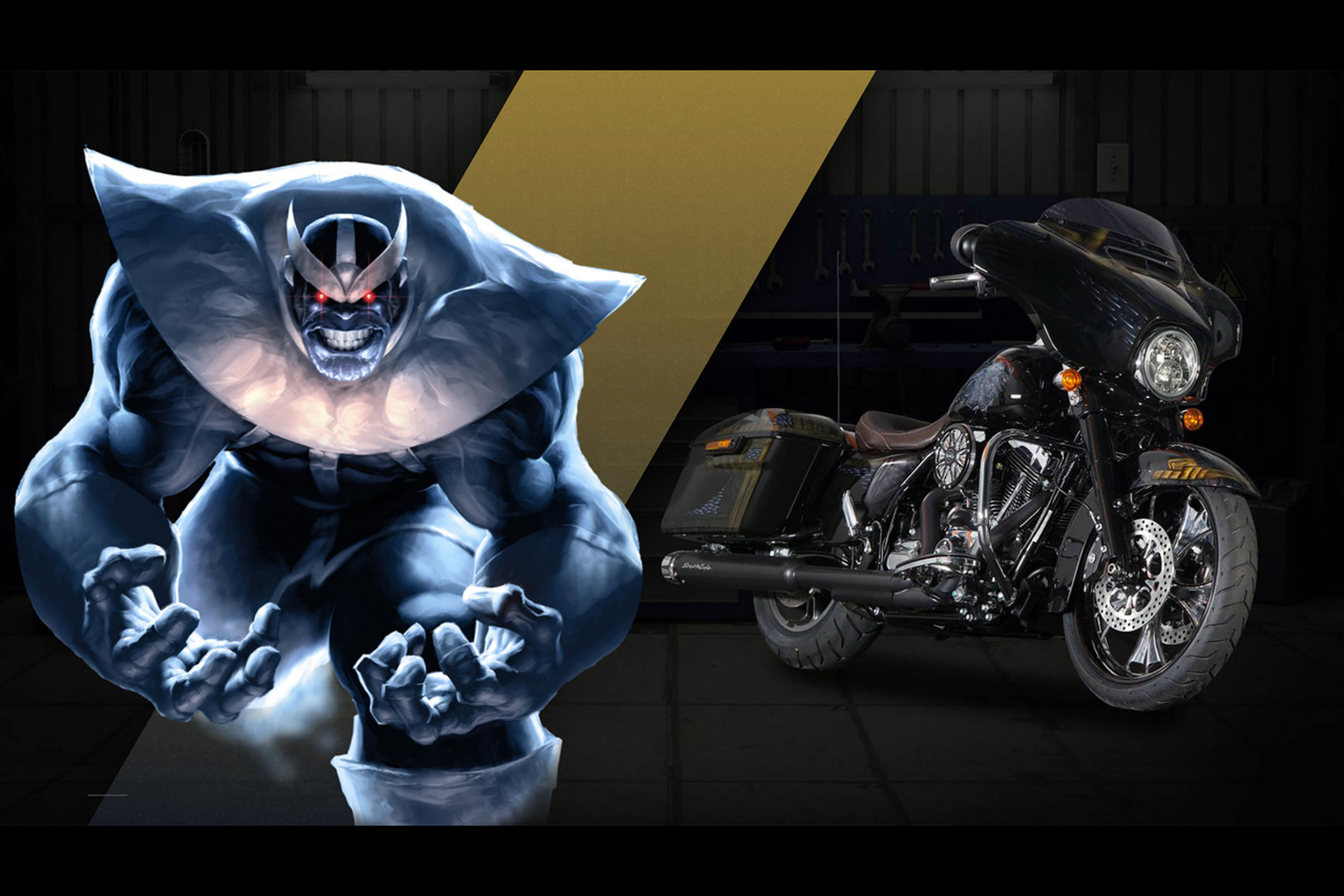 Harley Davidson Marvel Super Hero Customs - Thanos Voracious